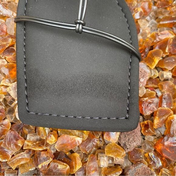 New (NIB): Good American Caged Slanted Sandals in Neoprene Black size 7.5 - Picture 13 of 13